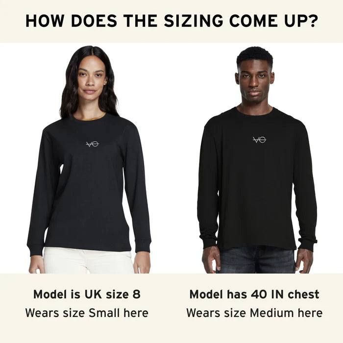 Evergreen Embroidered Long Sleeve T-Shirt (Unisex)