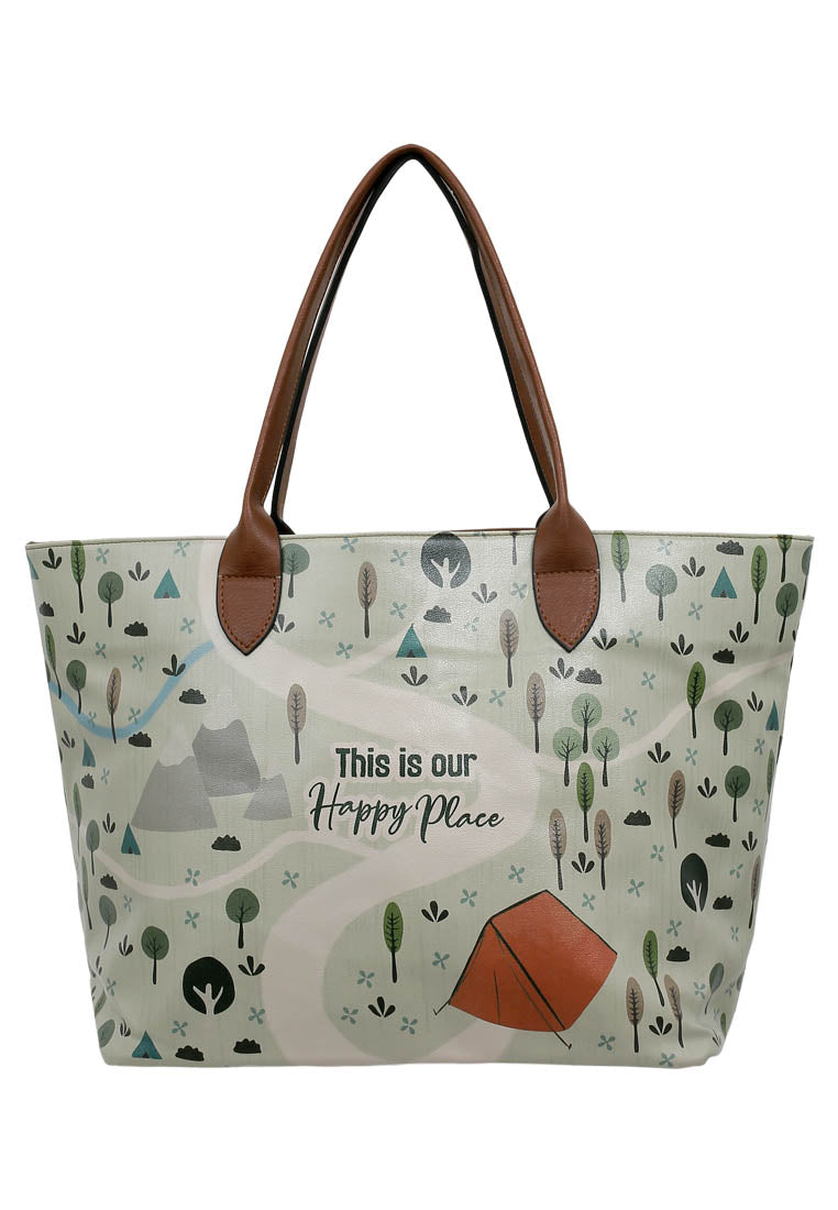 Women Vegan Leather Shoulder Bag – Our Happy Place