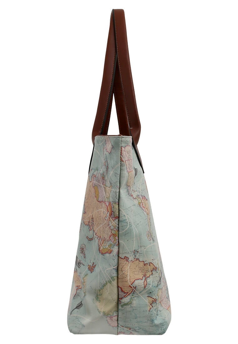 Women Vegan Leather Multicolor Shoulder Bag - Explore Design