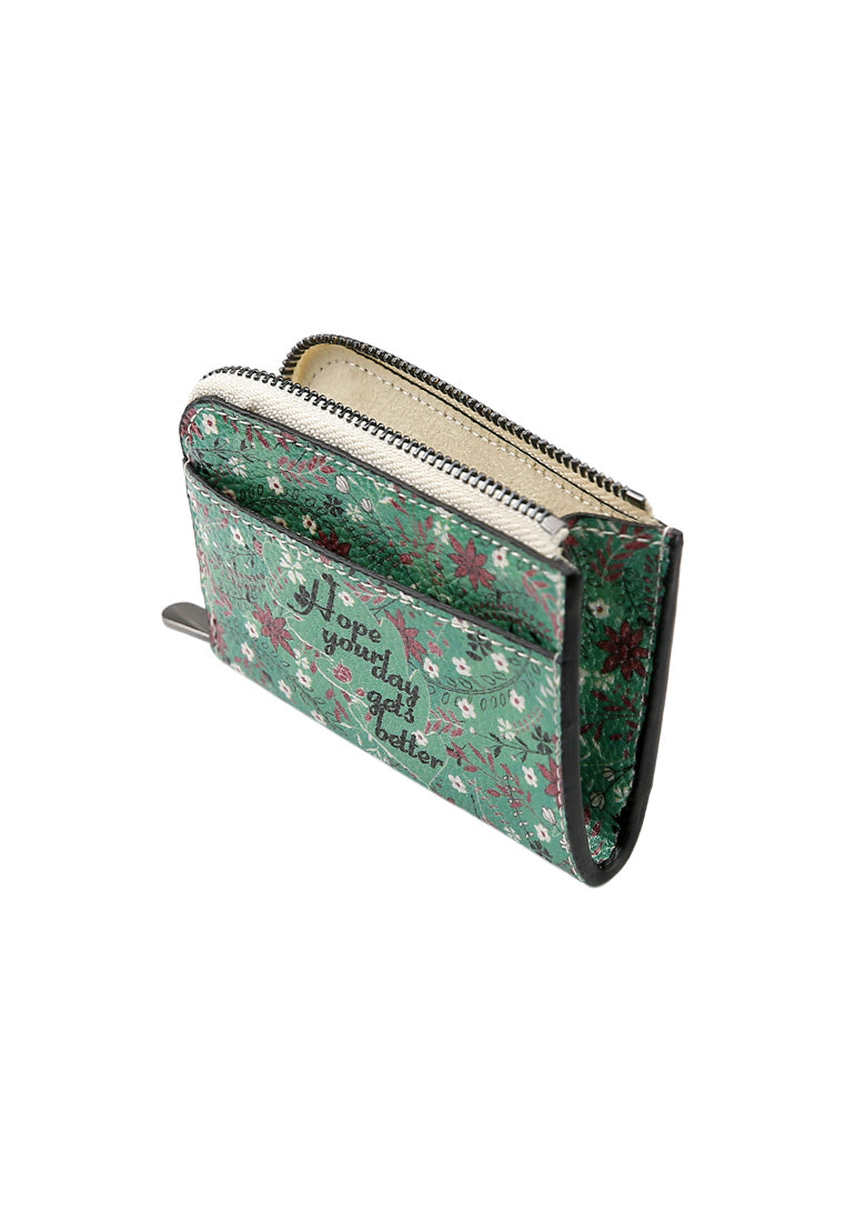Women Green Wallet - Hope Your Day Gets Better Design