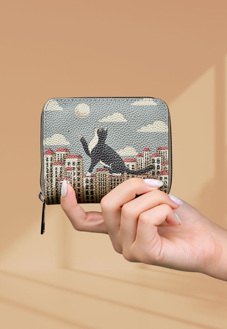 Women Multicolor Wallet - Over the Moon Design