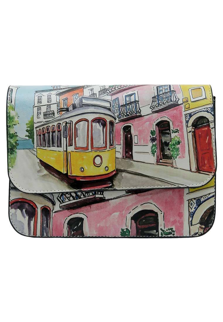 Women Vegan Leather Cream Purse - Lisboa Design