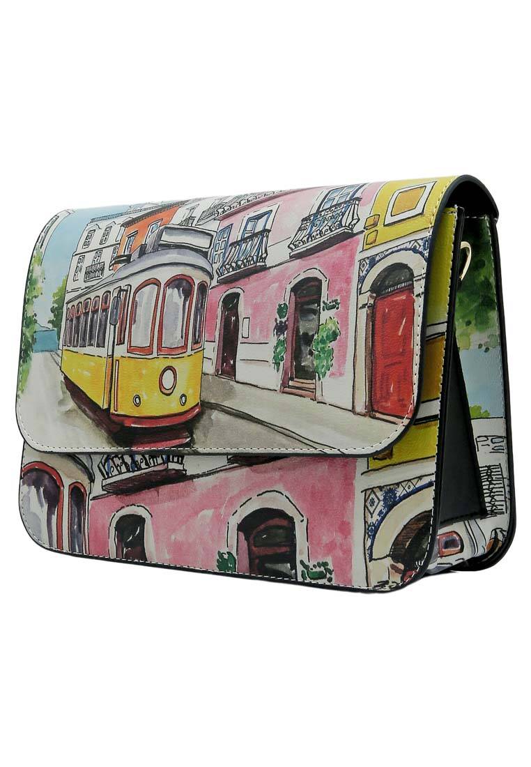 Women Vegan Leather Cream Purse - Lisboa Design