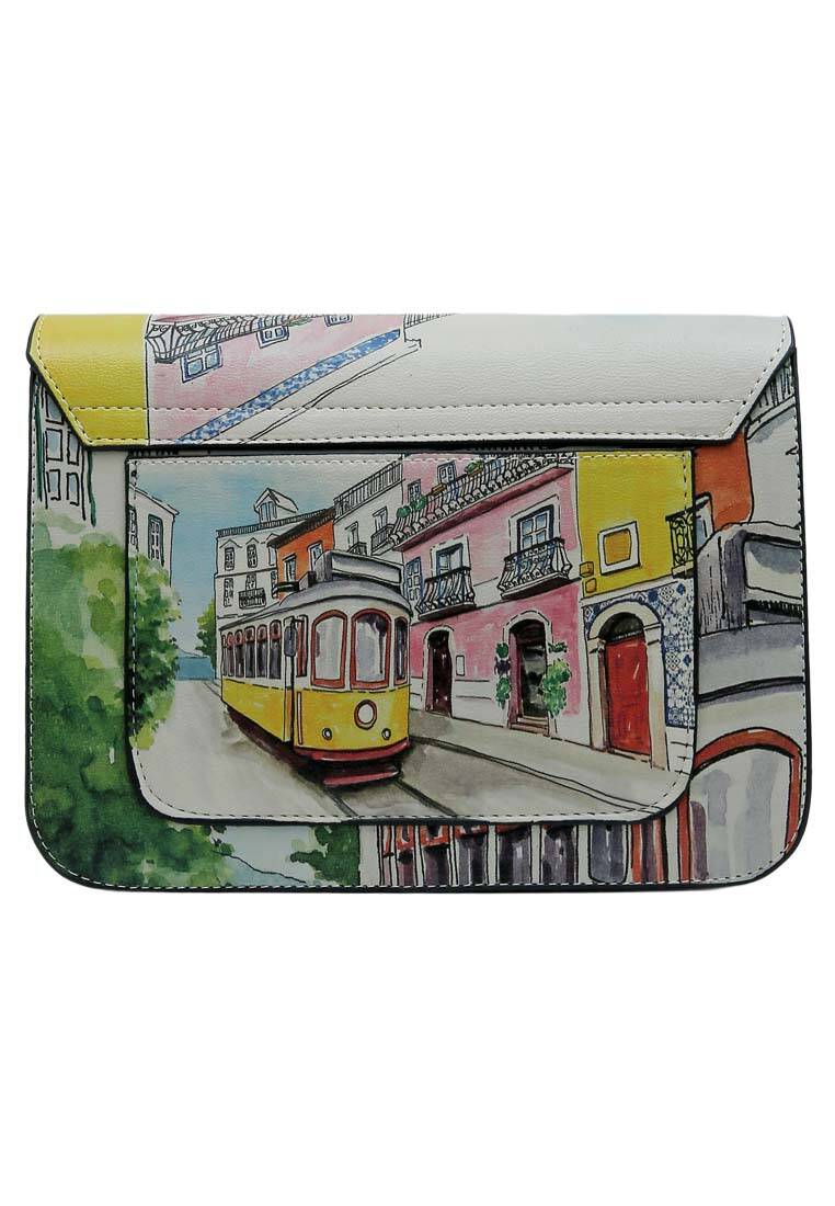 Women Vegan Leather Cream Purse - Lisboa Design