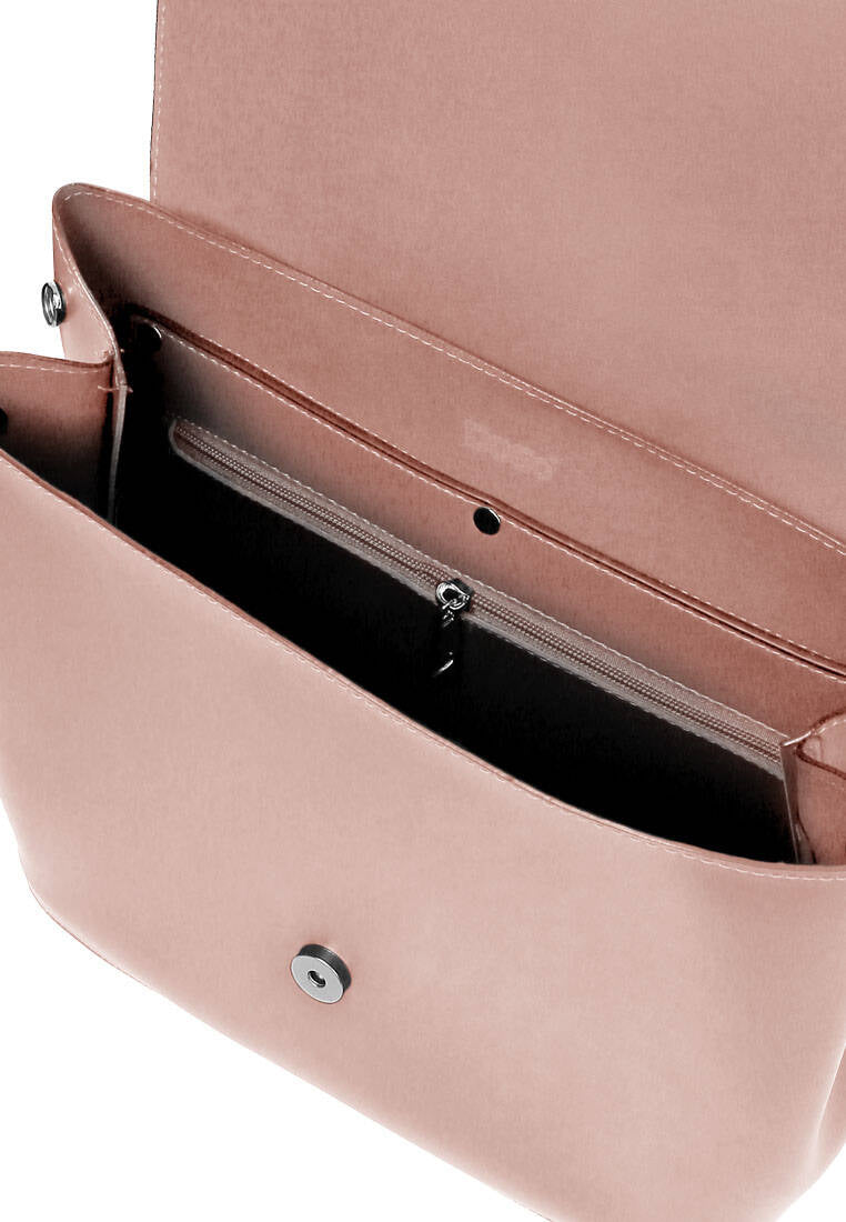 Women Vegan Leather Pink Purse - Take a Walk Design