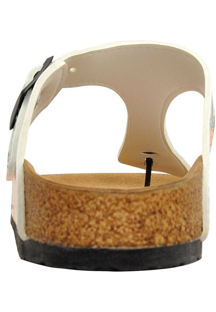 Women Vegan Leather Turquoise Slippers - Be a Flamingo Design