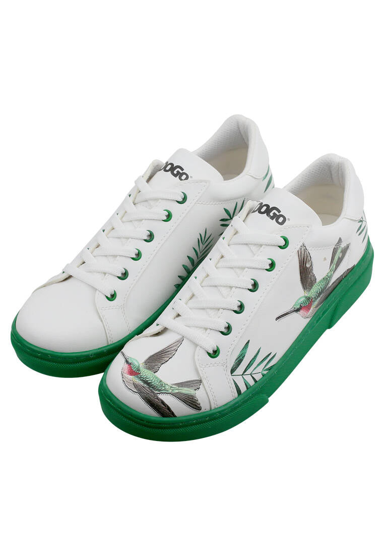 Green leather sandals