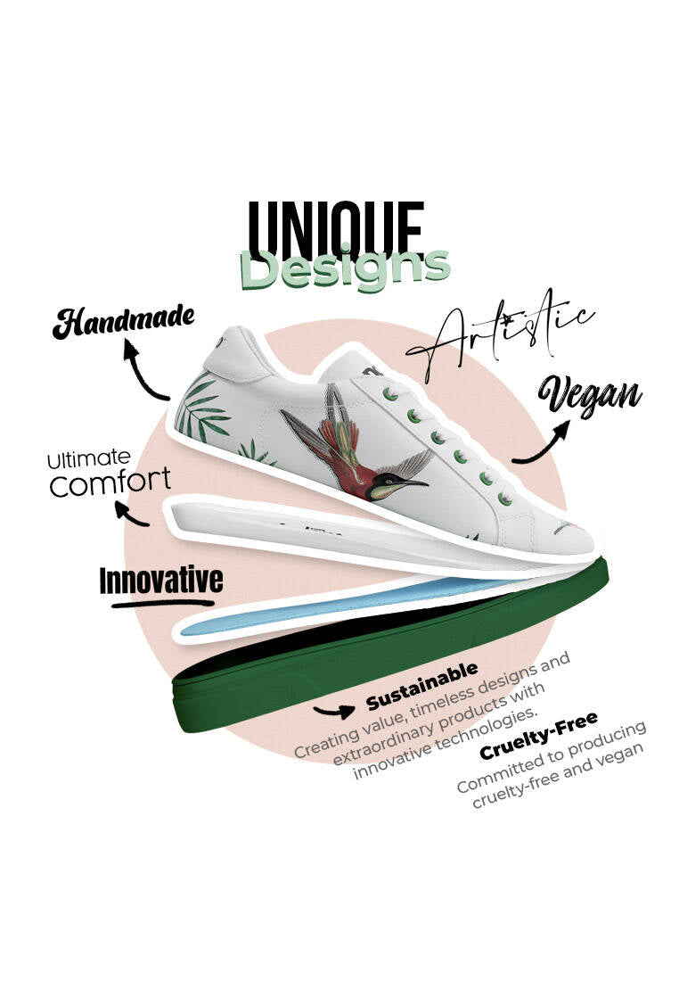 Leather green sandals