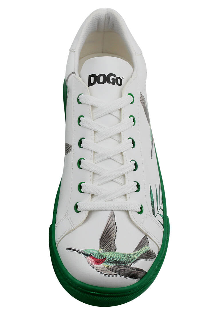 Green strappy sandals