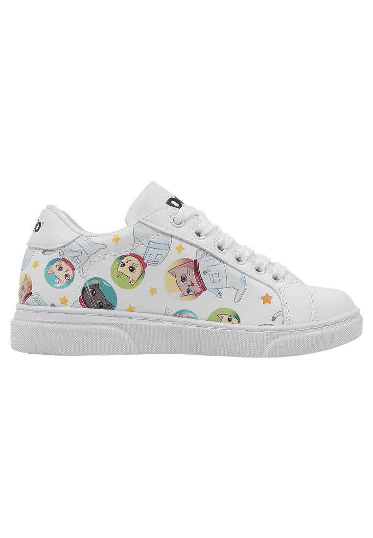Kids white sneakers