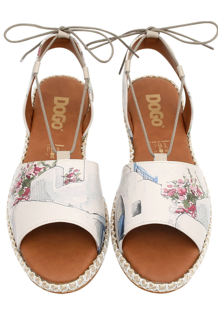 Leather sandals women