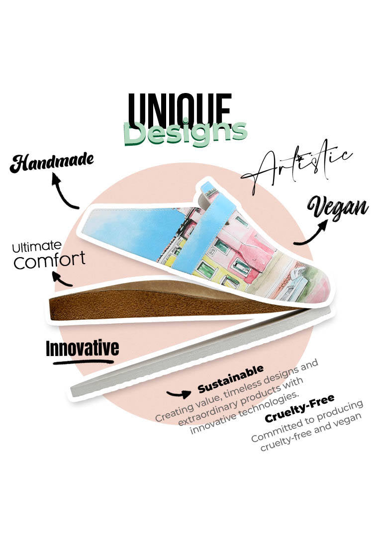 Women’s leather slides