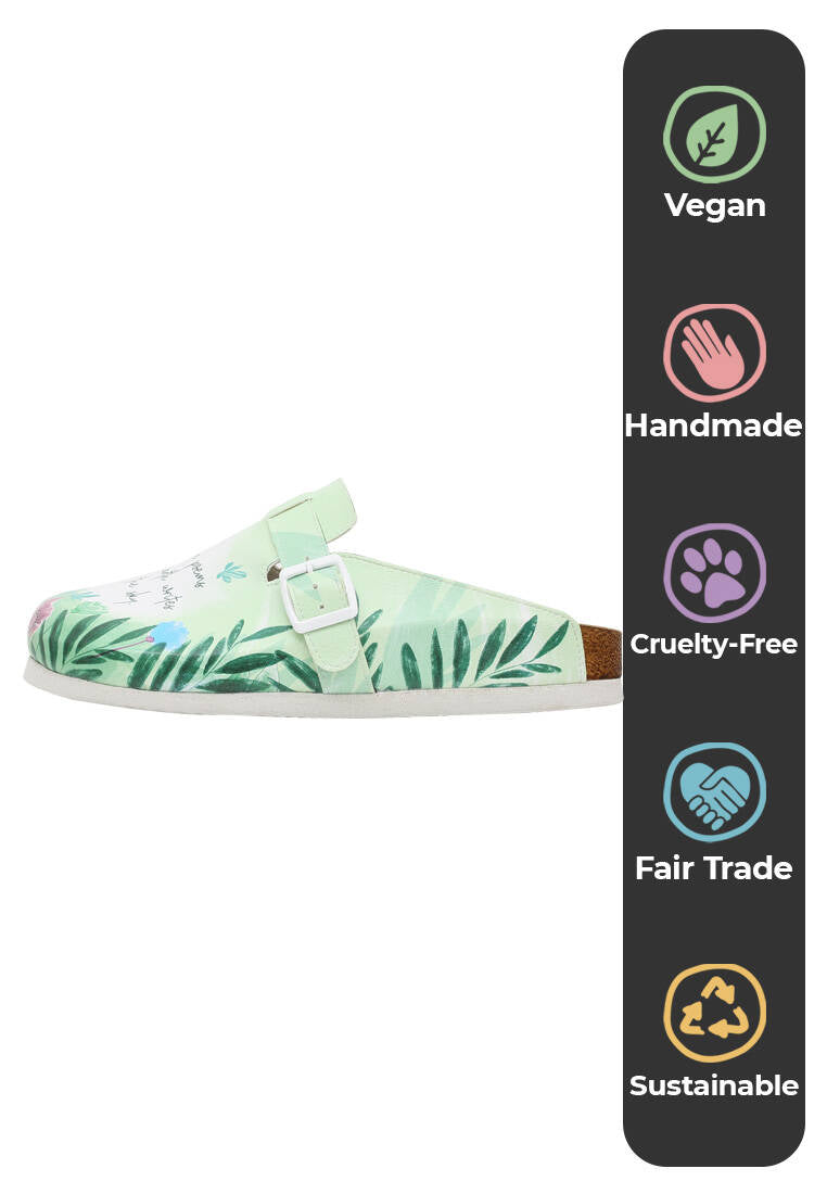 Vegan leather slippers