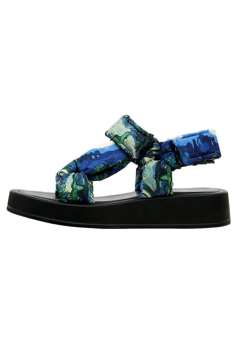 Blue sandals