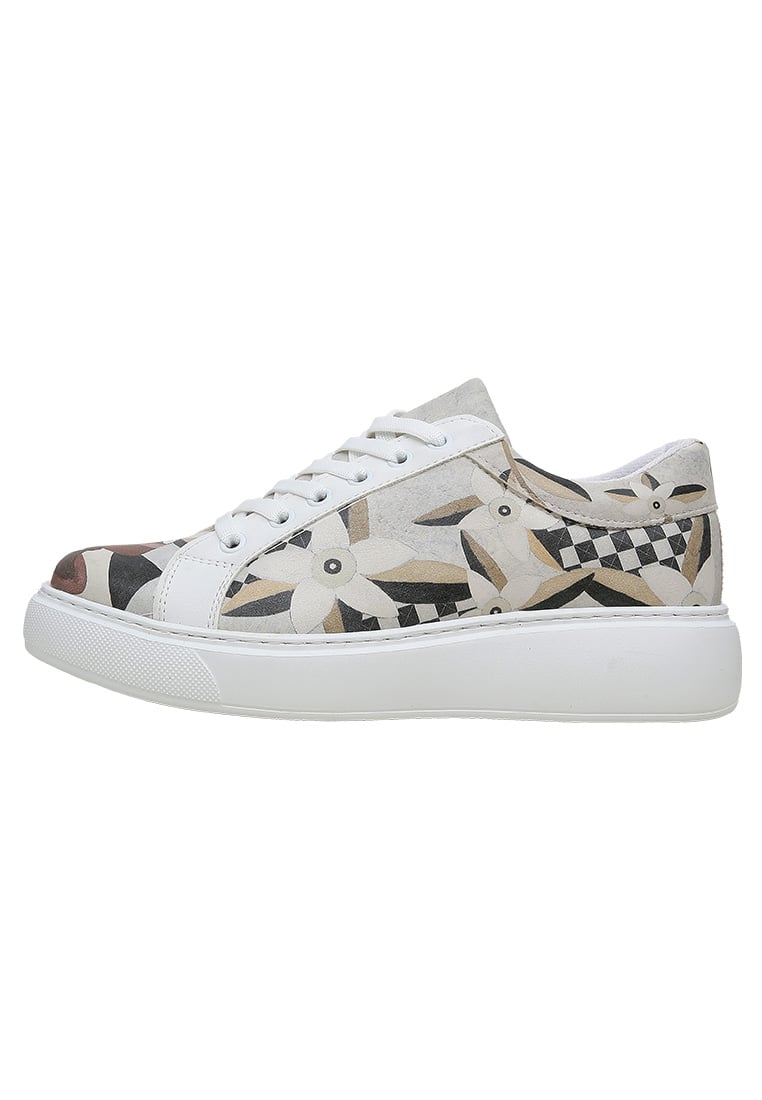 Women Vegan Leather White Sneakers - Bloom and Grow Design