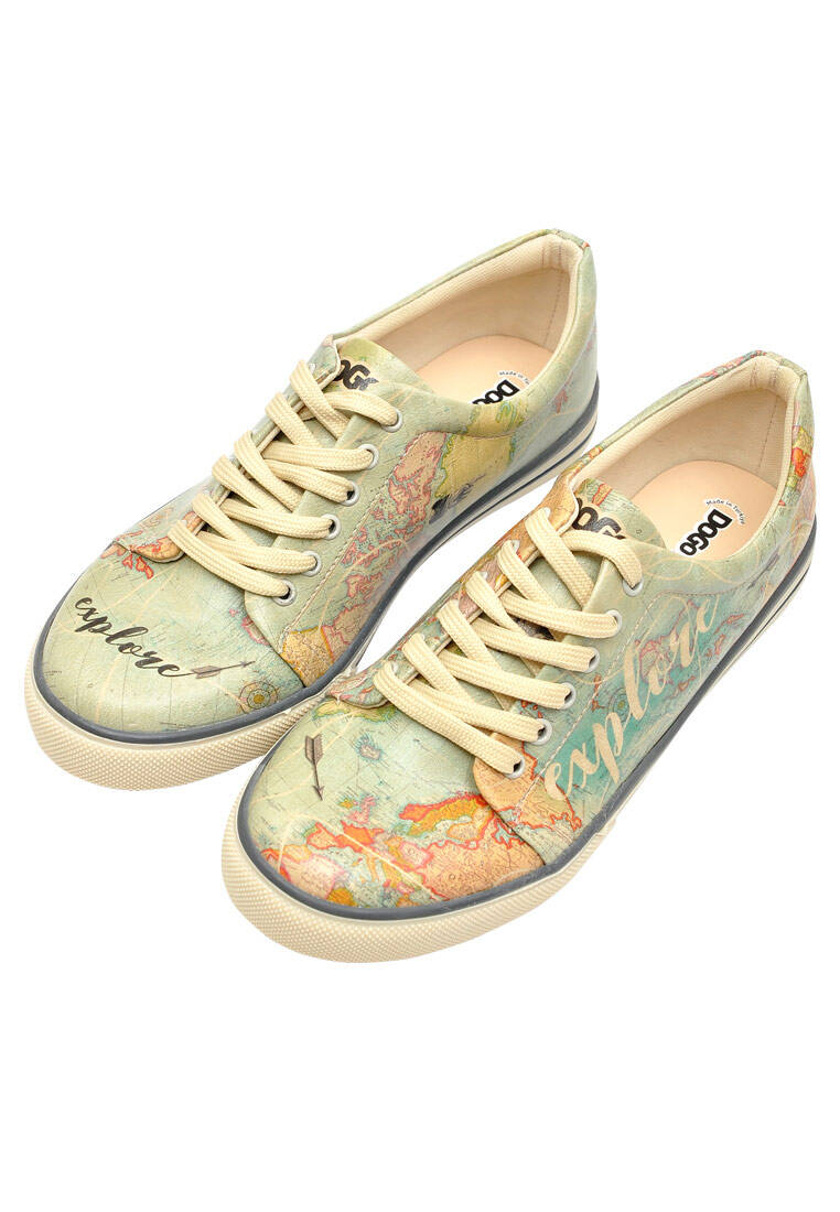 breathable blue vegan sneakers for women