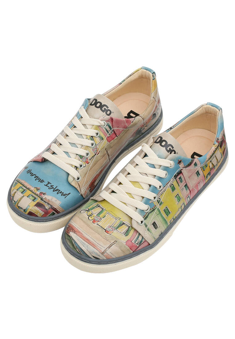 stylish multicolor vegan leather shoes for women